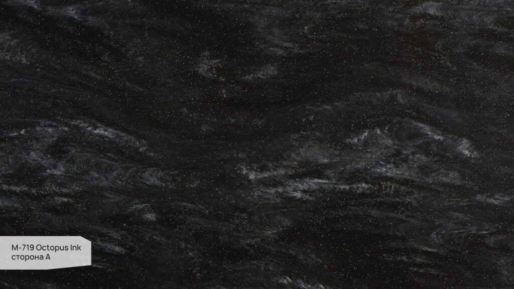 Grandex M-719 Octopus Ink (сторона A) изготовлено в правила камня