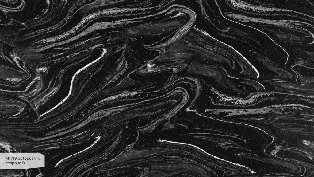 Grandex M-719 Octopus Ink (сторона B) изготовлено в правила камня