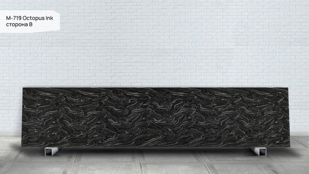 Grandex M-719 Octopus Ink (сторона B) изготовлено в правила камня