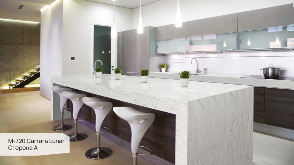 Grandex M-720 Carrara Lunar изготовлено в правила камня