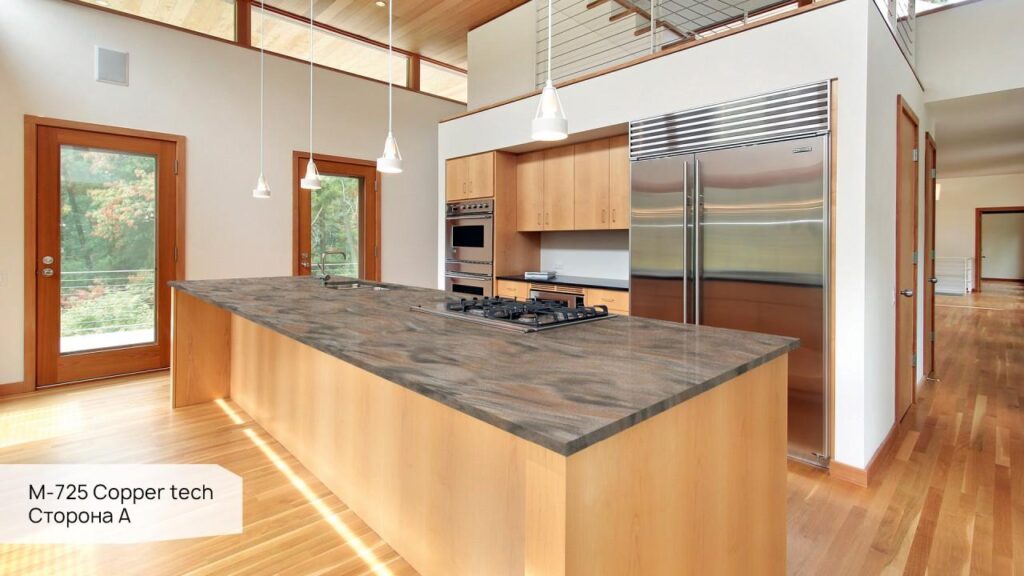 Grandex M-725 Copper Tech (сторона A) изготовлено в правила камня