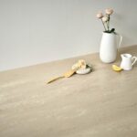 Hi-Macs M627 Butter Cream изготовлено в правила камня