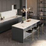 Hi-Macs M708 Sable изготовлено в правила камня