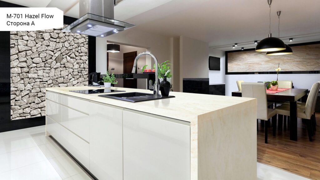 Grandex M-701 Hazel Flow (сторона A) изготовлено в правила камня