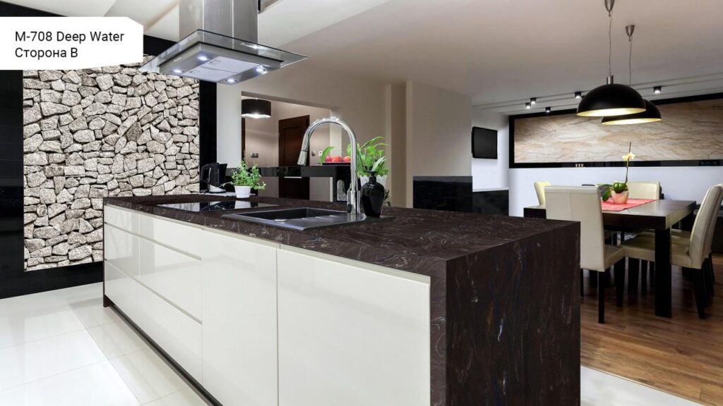 Grandex M-708 Deep Water (сторона B) изготовлено в правила камня