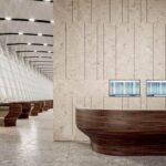 Corian Mahogany Nuwood изготовлено в правила камня