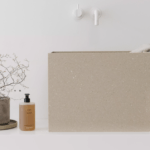 Hi-Macs G100 Peanut Butter изготовлено в правила камня