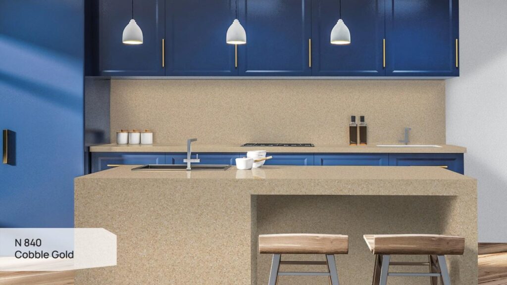 Neomarm N 840 Cobble Gold изготовлено в правила камня
