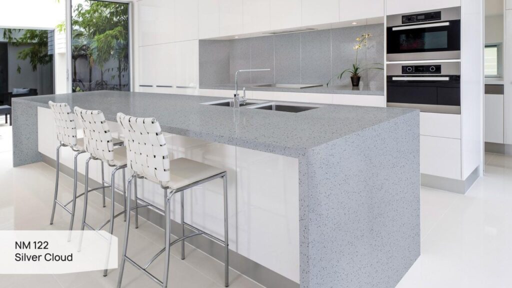 Neomarm NM 122 Silver Cloud изготовлено в правила камня