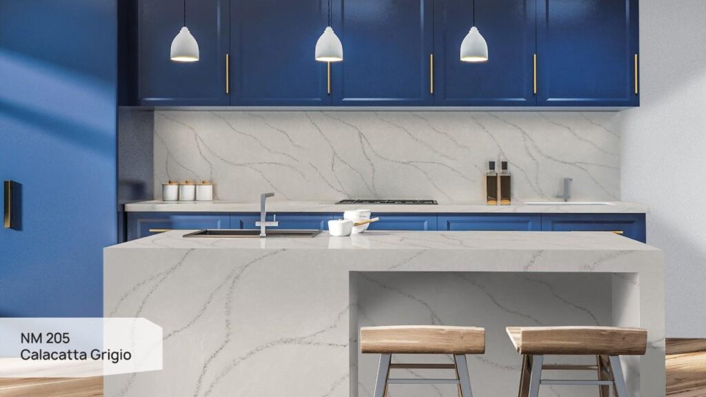 Neomarm NM 205 Calacatta Grigio изготовлено в правила камня