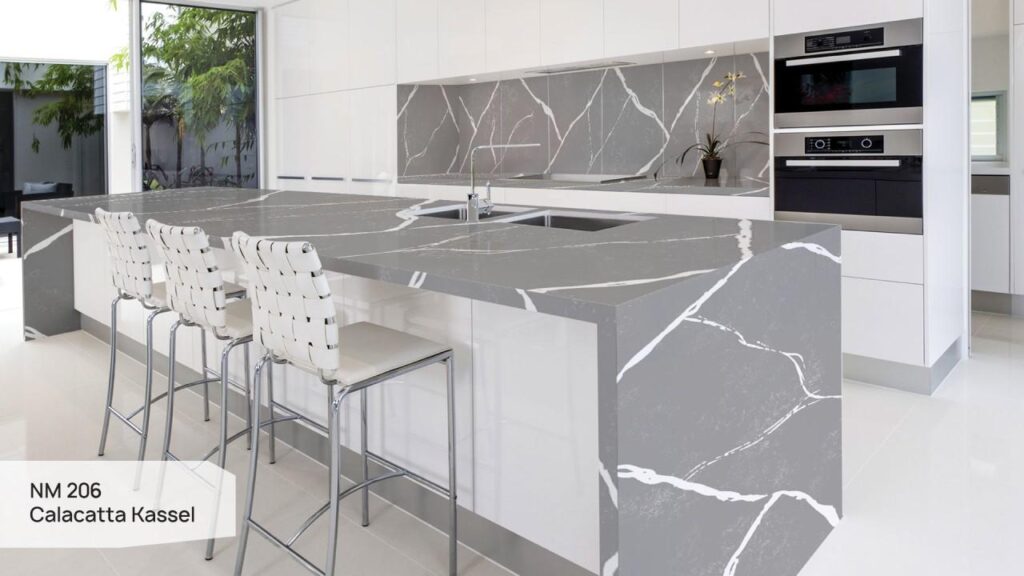 Neomarm NM 206 Calacatta Kassel изготовлено в правила камня