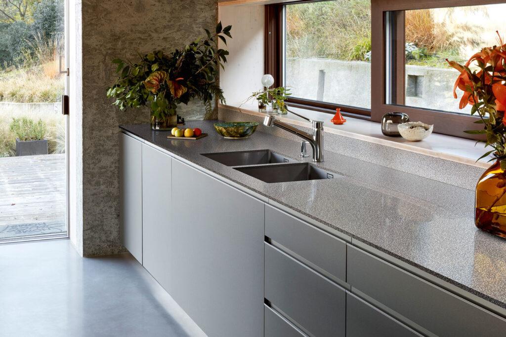 Corian Pebble Terrazzo изготовлено в правила камня