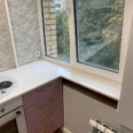 Столешницы из искусственного камня для кухни изготовлено в правила камня