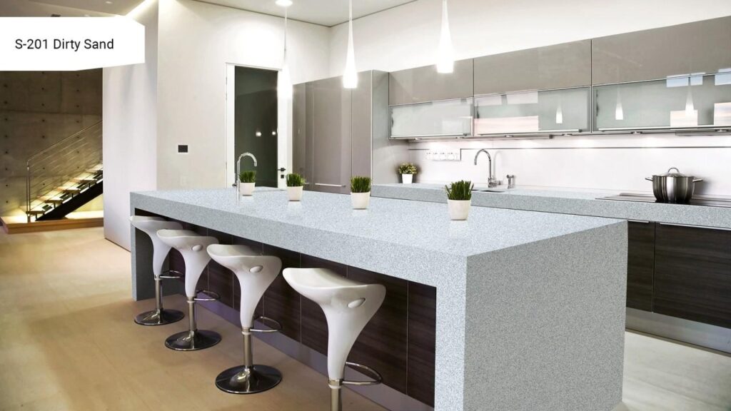 Grandex S-201 Dirty Sand изготовлено в правила камня