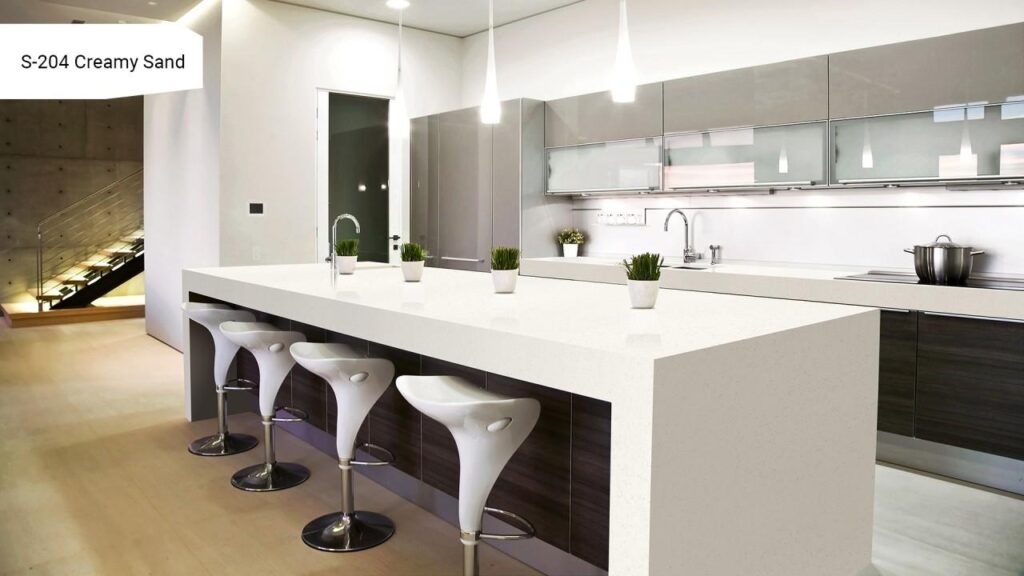 Grandex S-204 Creamy Sand изготовлено в правила камня