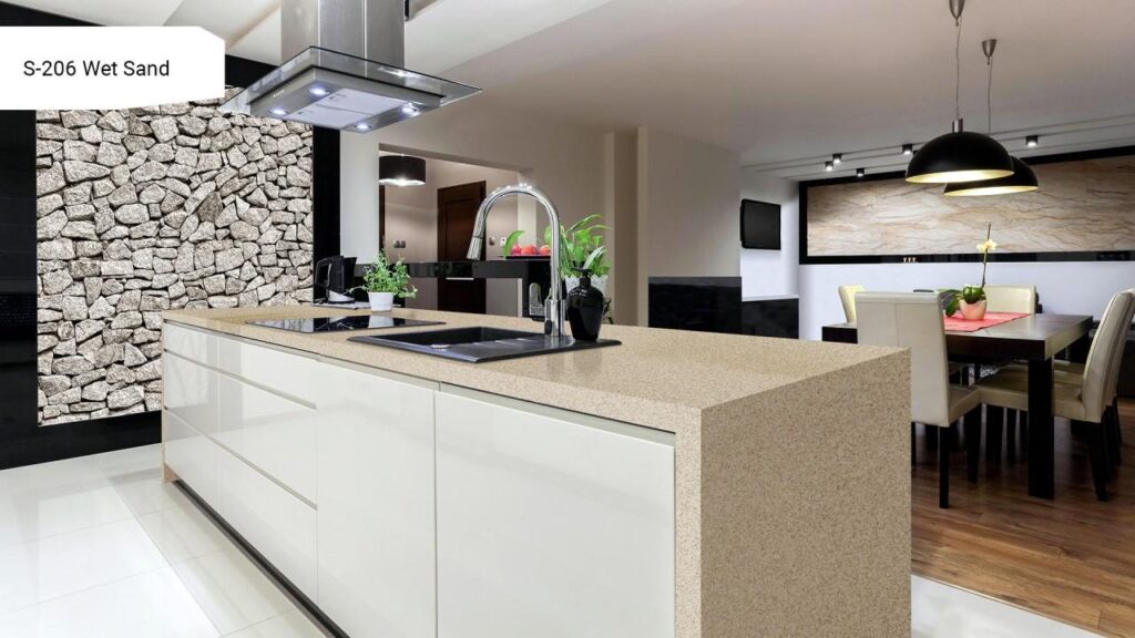 Grandex S-206 Wet Sand изготовлено в правила камня