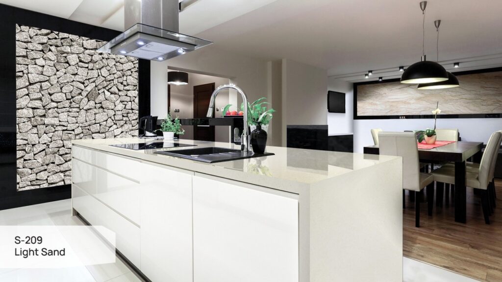 Grandex S-209 Light Sand изготовлено в правила камня