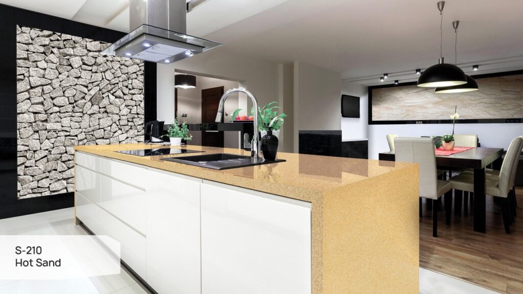 Grandex S-210 Hot Sand изготовлено в правила камня