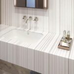 Corian Silver Linear изготовлено в правила камня