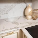 SmartQuartz Gold Arabescato изготовлено в правила камня