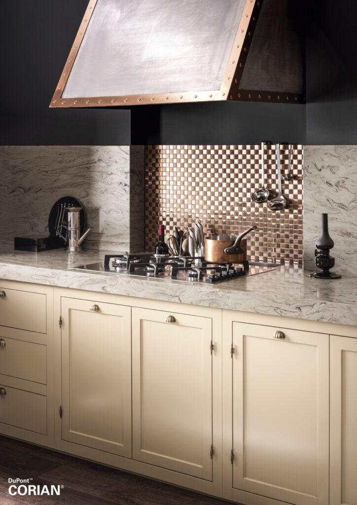 Corian Smoke Drift Prima изготовлено в правила камня