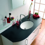 Staron ON095 Onyx изготовлено в правила камня