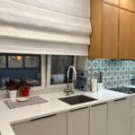 Столешница из искусственного камня для кухни изготовлено в правила камня