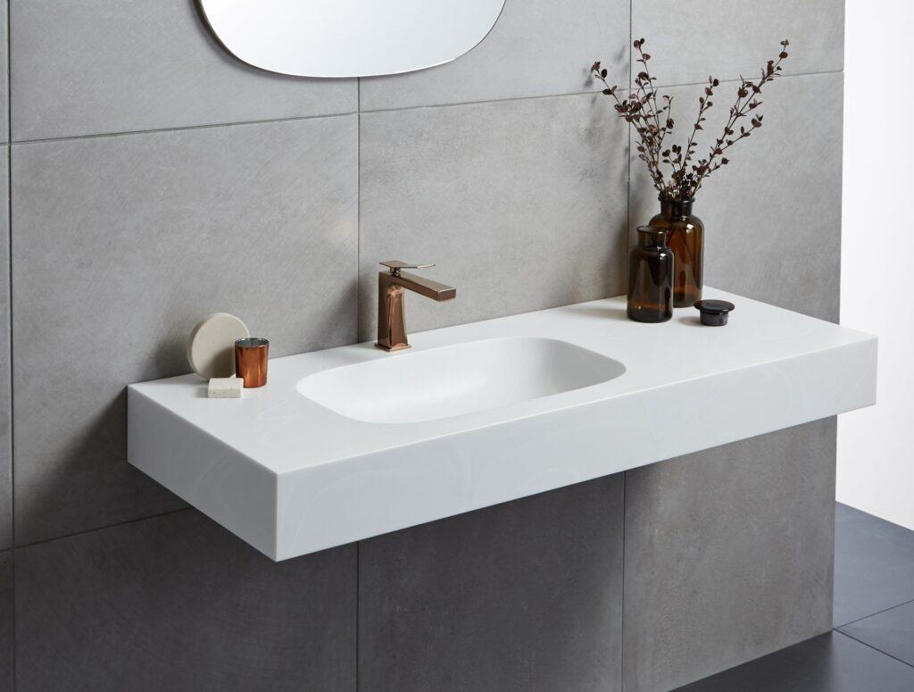 Corian Venaro White изготовлено в правила камня