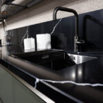 Vicostone Nero Marquina BQ8740 изготовлено в правила камня
