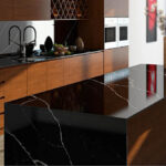Vicostone Nero Marquina BQ8740 изготовлено в правила камня