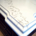 Vicostone Statuario BQ8628 изготовлено в правила камня