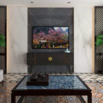 Vicostone Thunder Blue BQ8786 изготовлено в правила камня