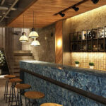 Vicostone Thunder Blue BQ8786 изготовлено в правила камня