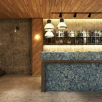 Vicostone Thunder Blue BQ8786 изготовлено в правила камня