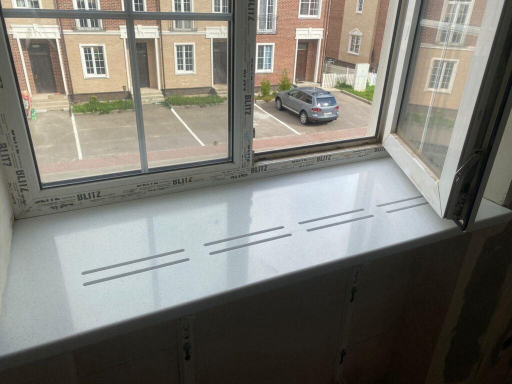 Подоконники 3 штуки из искусственного камня (Акрил) изготовлено в правила камня