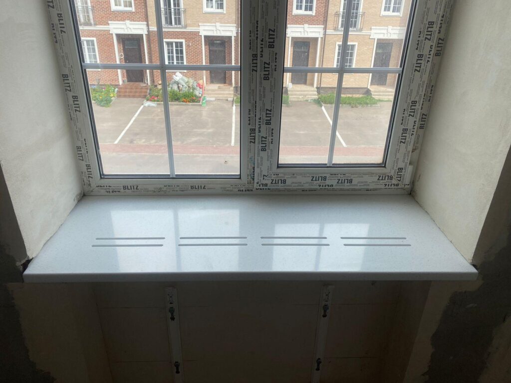 Подоконники 3 штуки из искусственного камня (Акрил) изготовлено в правила камня