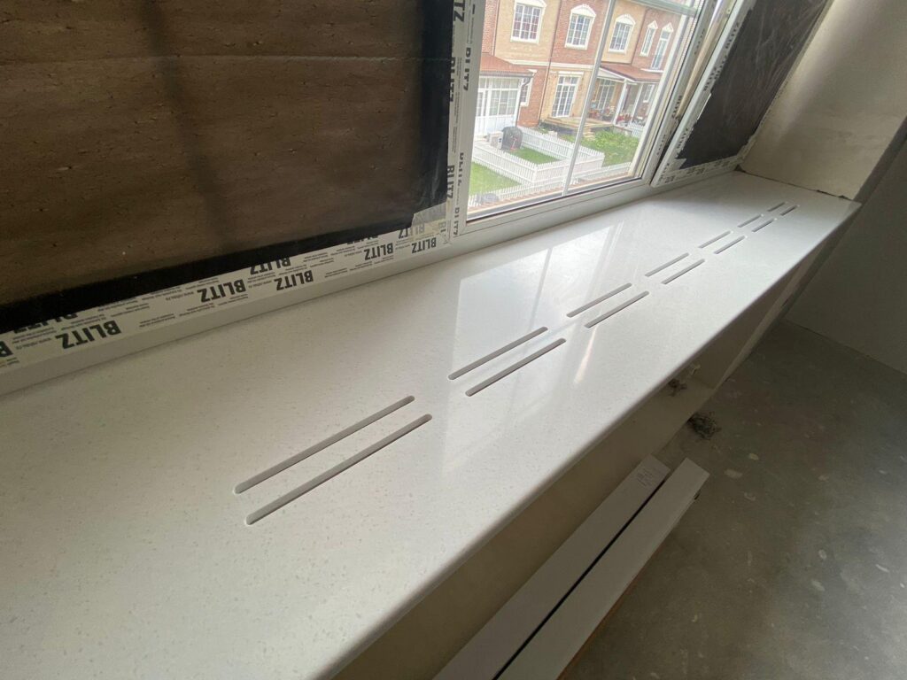 Подоконники 3 штуки из искусственного камня (Акрил) изготовлено в правила камня