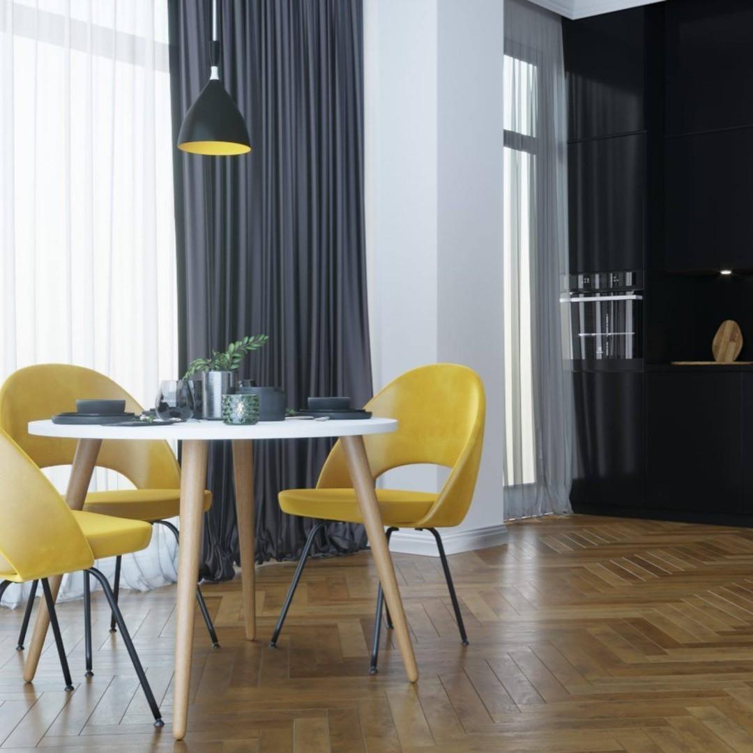 обеденный стол из искусственного камня