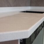 Столешница из искусственного камня для кухни изготовлено в правила камня