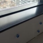 Подоконники (2-шт) из искусственного камня изготовлено в правила камня