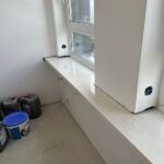 5 подоконников из искусственного акрилового камня изготовлено в правила камня