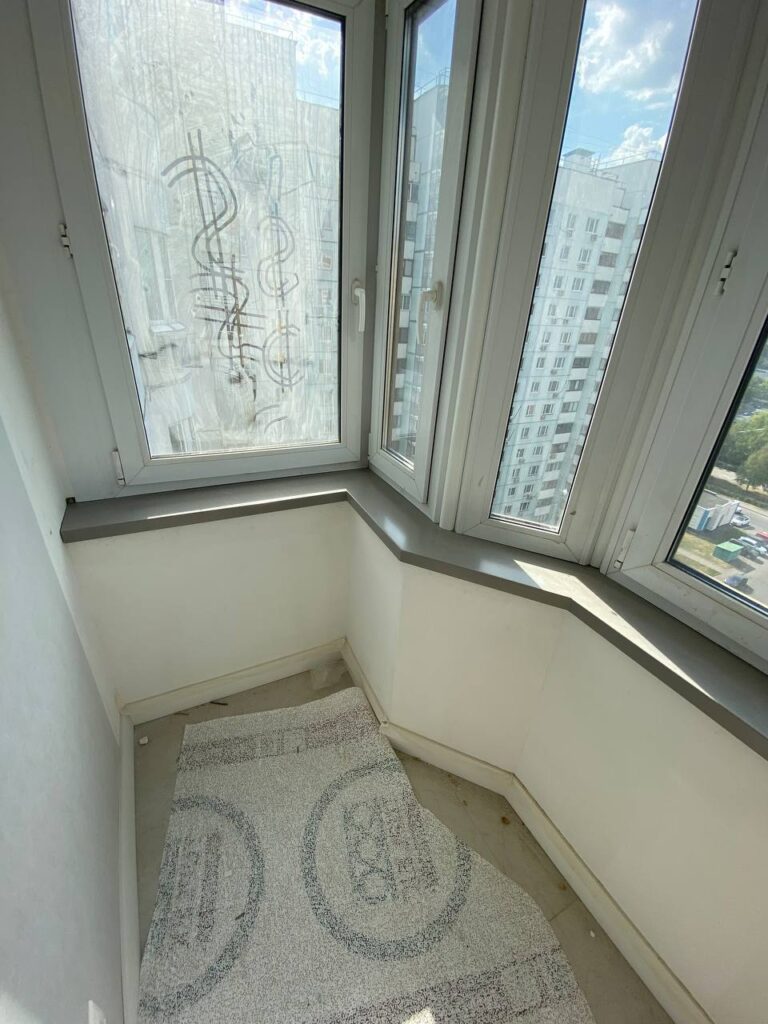 Эркерный подоконник из искусственного камня (+кухня) изготовлено в правила камня