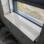 5 подоконников из искусственного камня под травертин изготовлено в правила камня