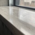 5 подоконников из искусственного камня под травертин изготовлено в правила камня