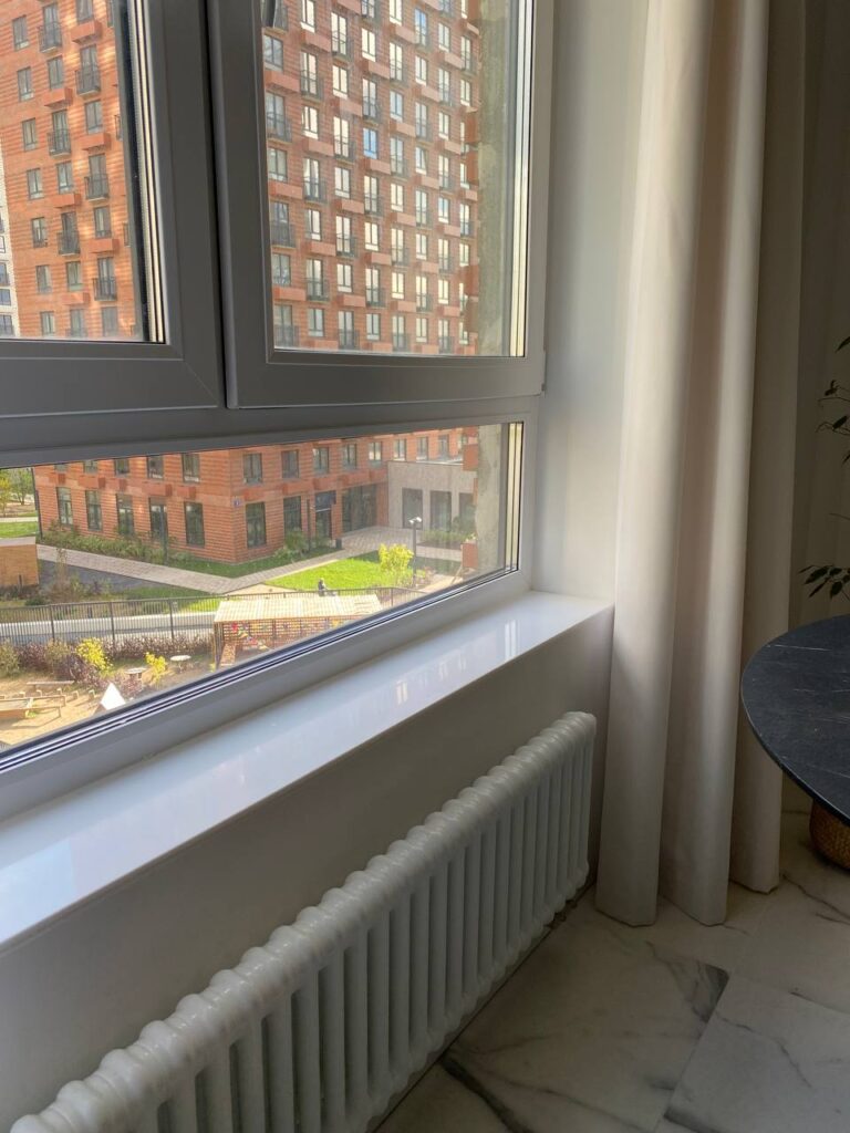 Подоконники из искусственного камня (Цена за 4 штуки) акрил изготовлено в правила камня