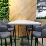 Столешница на стол из искусственного камня изготовлено в правила камня