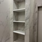 Настольные раковины-чаши и полки из искусственного камня изготовлено в правила камня