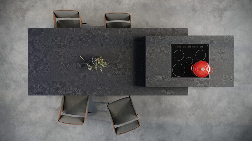 Quantra 8058 Hermes Grey изготовлено в правила камня