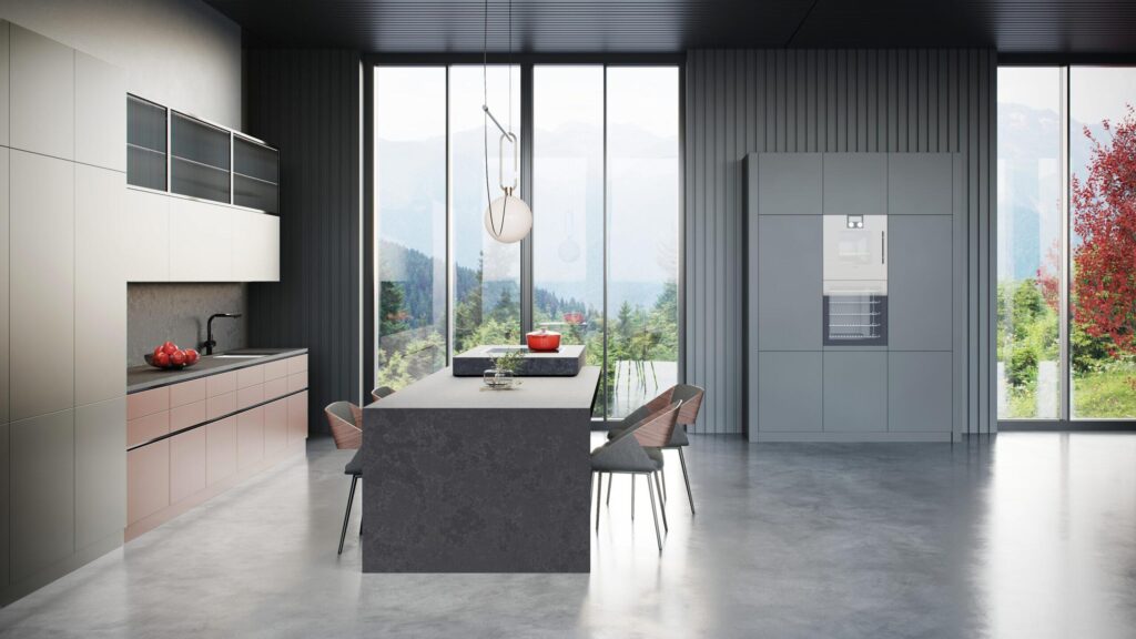 Quantra 8058 Hermes Grey изготовлено в правила камня