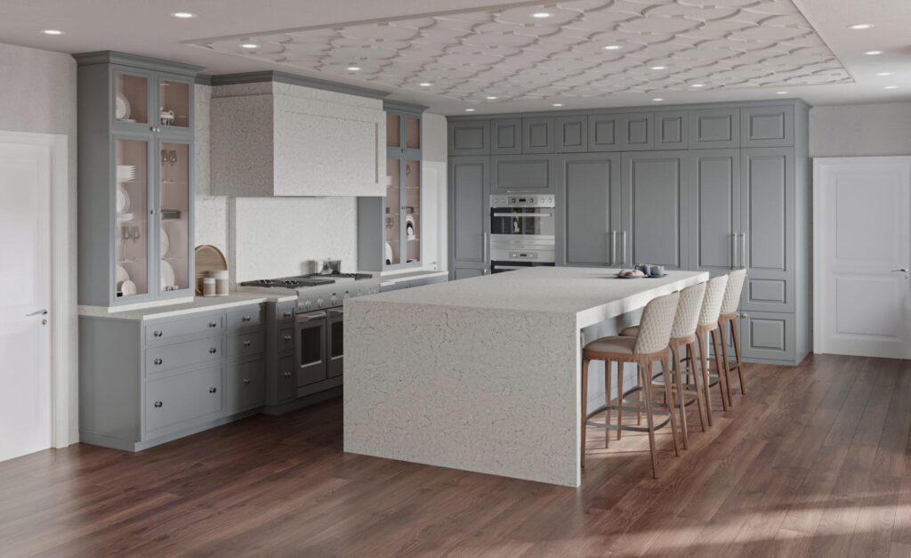 Quantra 7172 Arctic Breeze изготовлено в правила камня